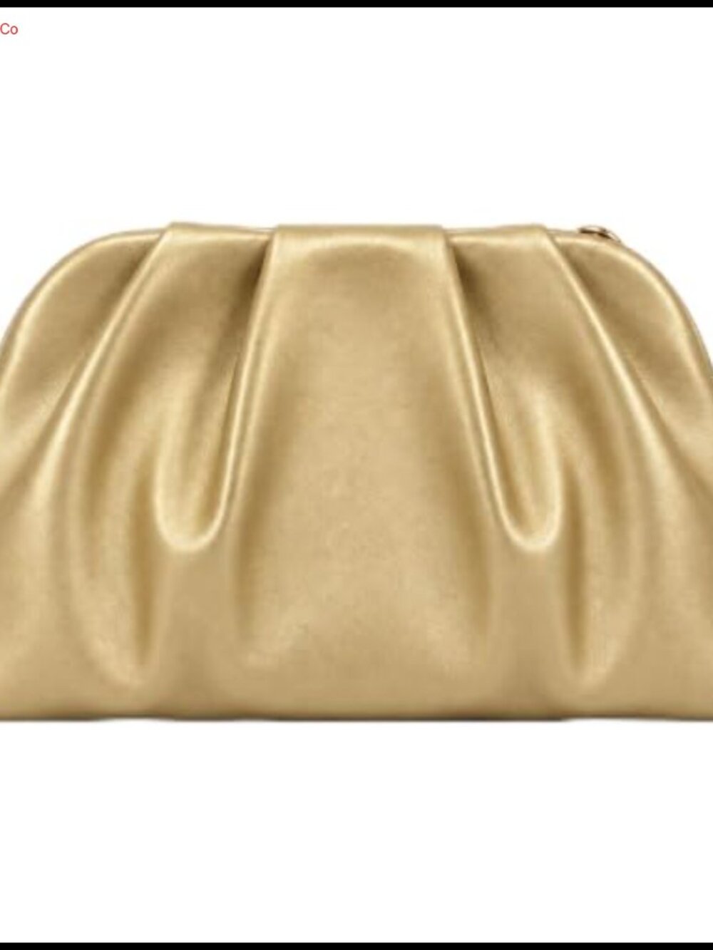Pleated Vegan Leather Clutch – Evening Bag for Weddings & Parties